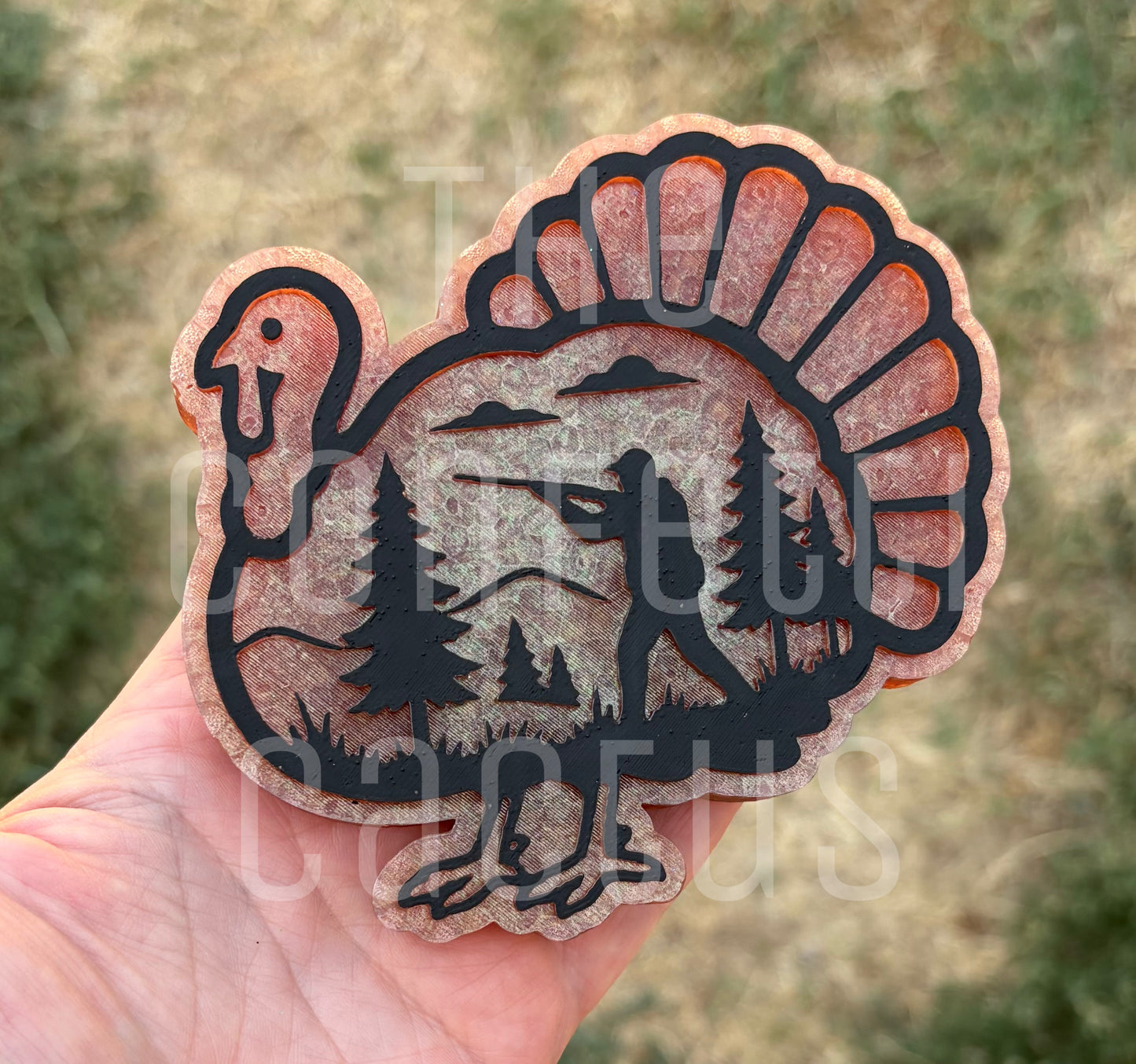 Turkey Hunting Scene