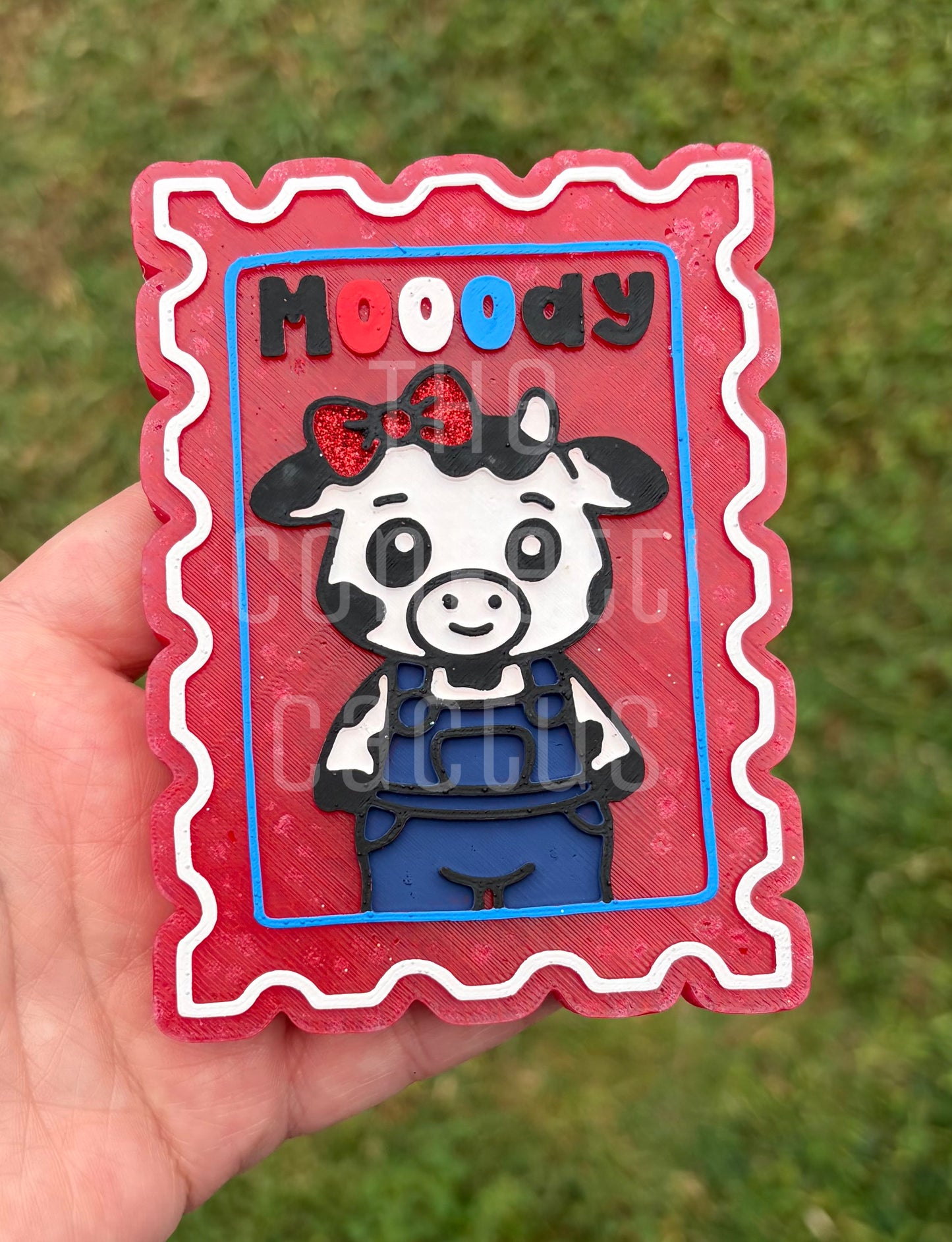 Mooody Cow Stamp