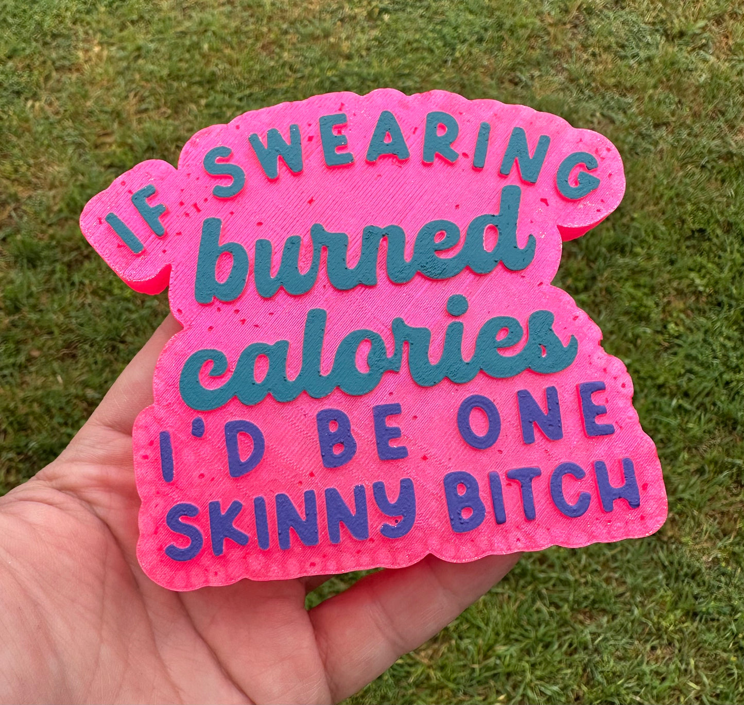 If swearing burned calories