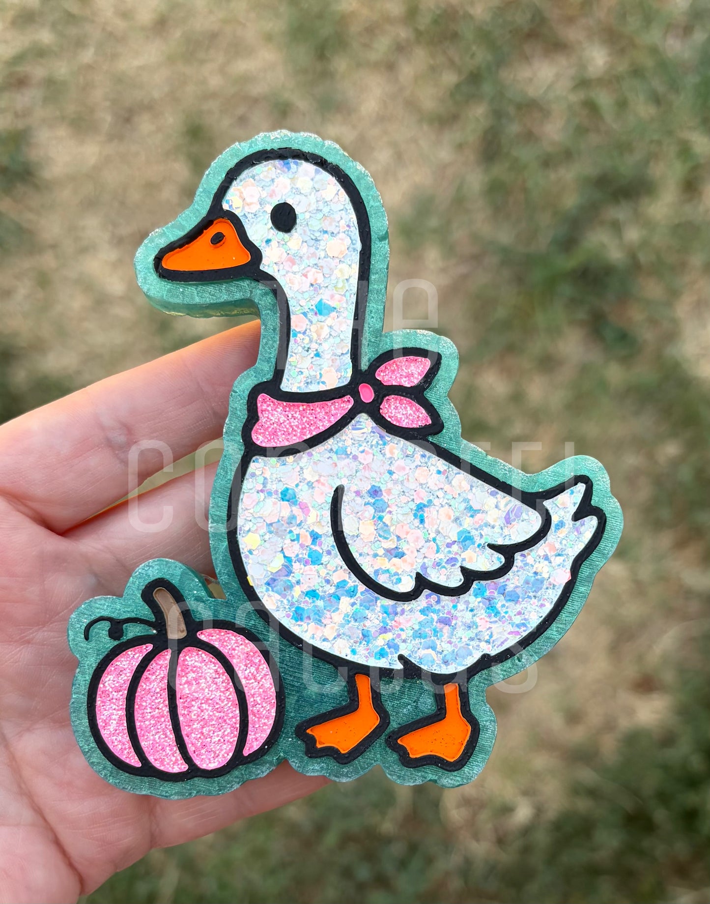 Goose with Pumpkin