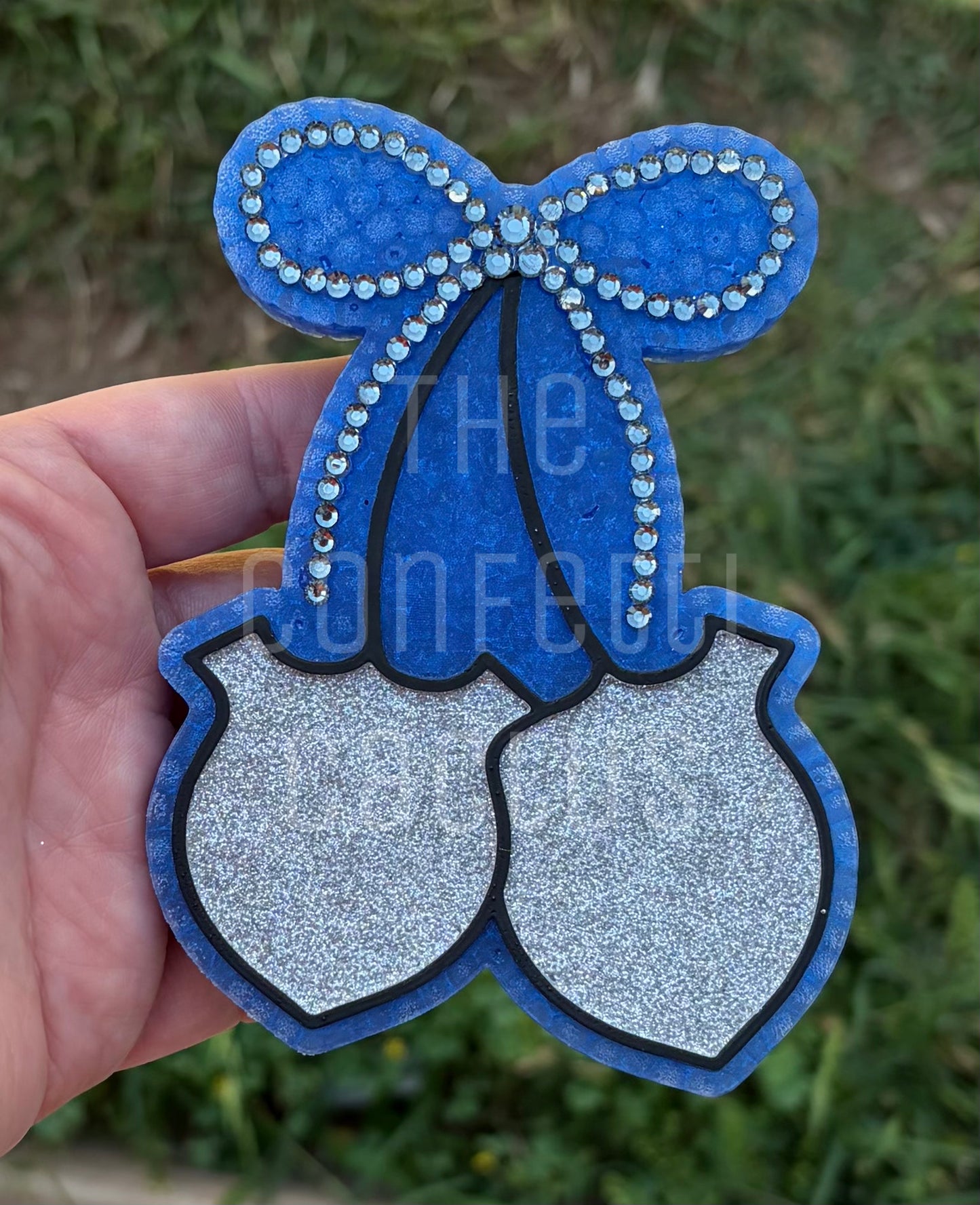 Badge Cherries with Bow
