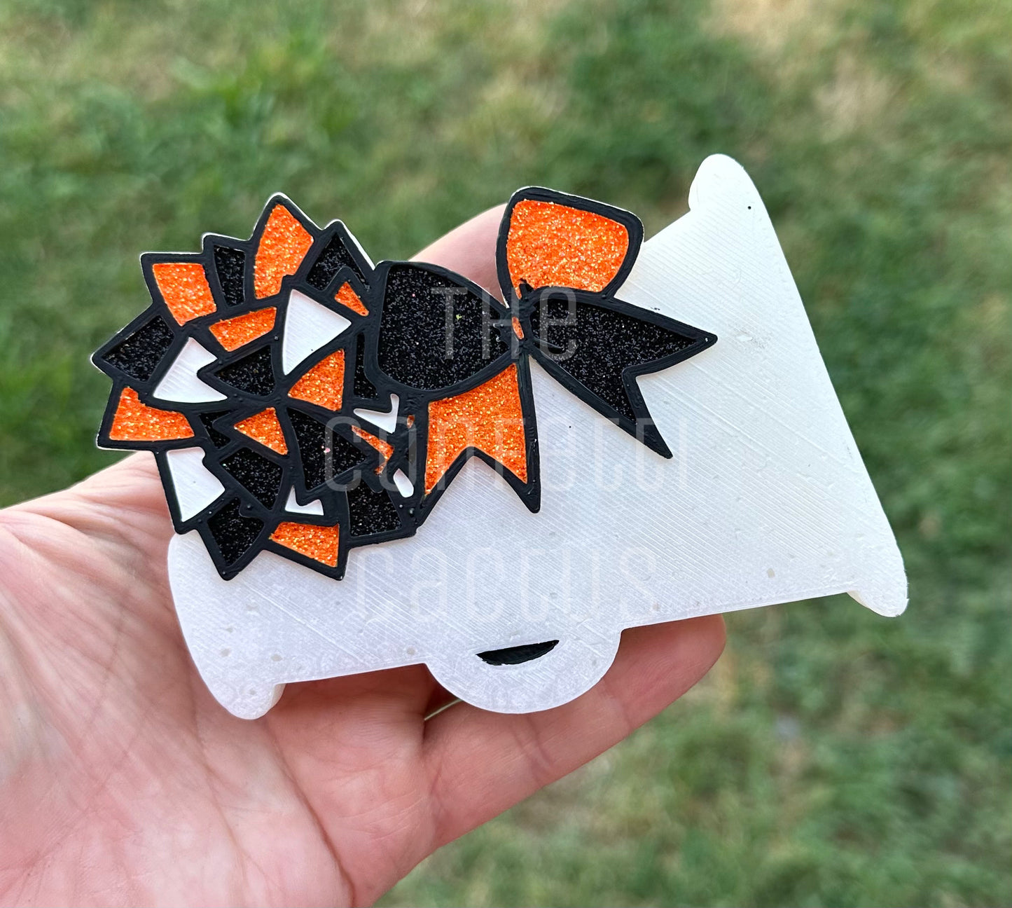 Megaphone with Pom & Bow