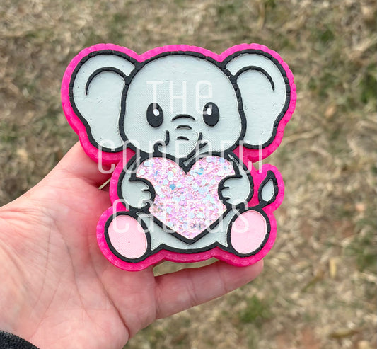 Elephant holding a Heart