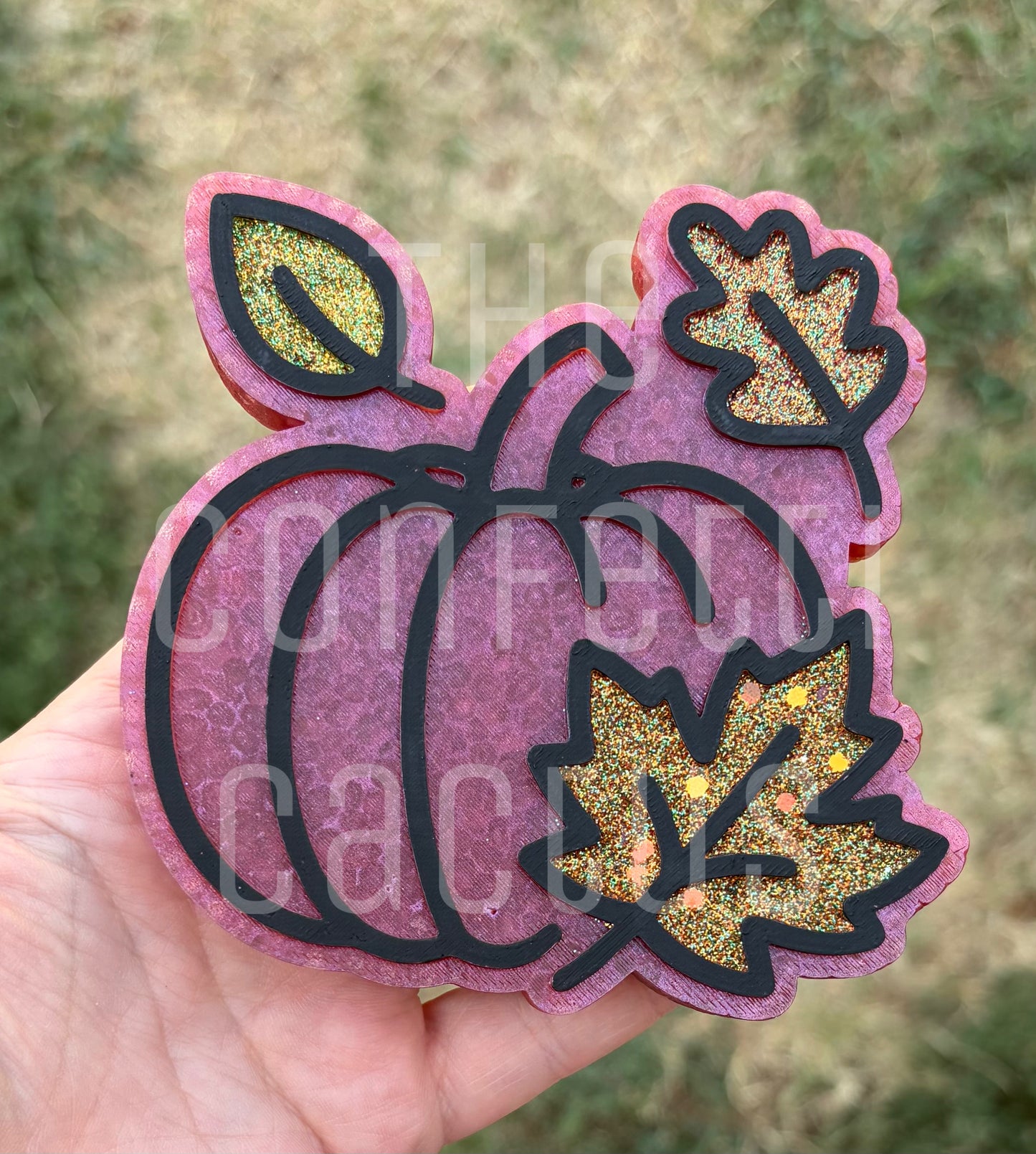 Pumpkin with Leaves