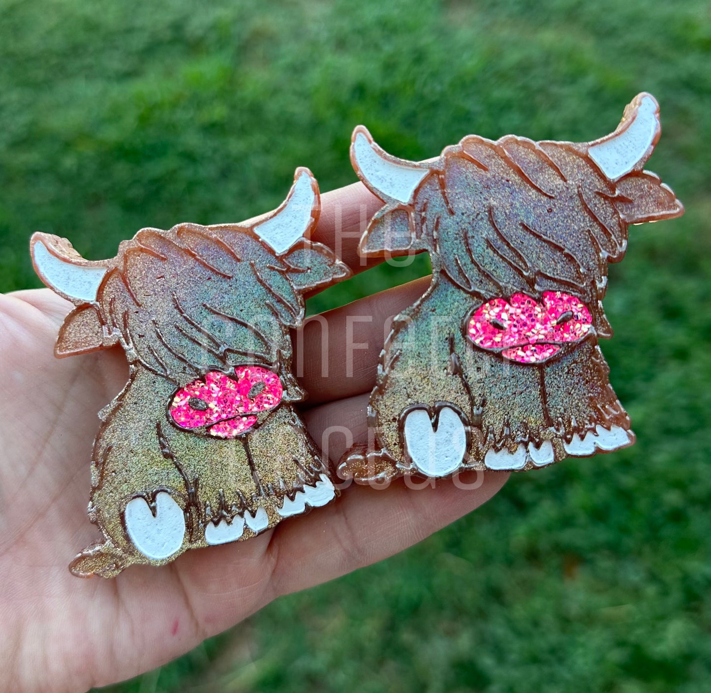 Highland Cow Vent Clips (Set of 2)