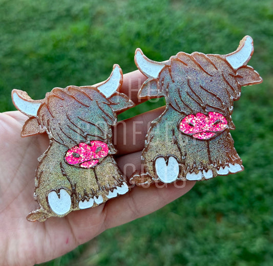 Highland Cow Vent Clips (Set of 2)